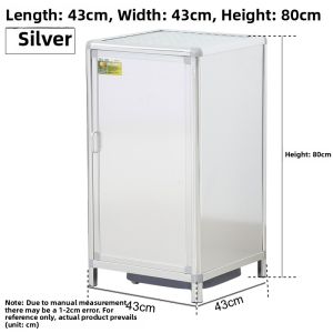 Modern Simplified Aluminum Alloy Gas Stove Cabinet Home Use Liquid Propane Storage Cabinet Multi-Function Kitchen Furniture