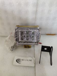 LAMPU SOROT 6 TITIK STROBO MINI UNIVERSAL  BIRU-Putih harga 1 biji