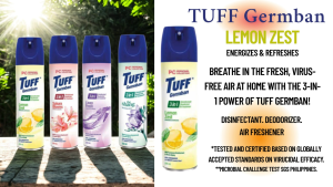 Tuff Germban Multi-purpose Disinfectant & Room Spray 250ml