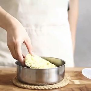 BabyShop-C1214 Rantang Stainless Steel 5in1 Dengan Tutup Plastik Portable / Tempat Penyimpanan Makanan Anak