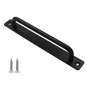 Sliding Door Handle Aluminum Alloy Pull Push Door Handle For Gate Toilet Door Punch-free Pulls Furniture Hardware