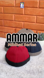 Ammar Mikihat Peci Anak Custom Nama by Little Zizu