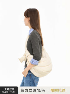 Large Capacity Dumpling Shaped Shoulder Crossbody Bag for Women Casual Commuting Livebox En Direct Soft Nylon Fabric Waterproof