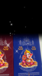 ผ้าสไบพาพบ่า ลงยันต์องค์พระพิฆเนศ ยันต์ไทย ลายไทย พุทธคุณครบด้าน มีหลายสีให้เลือก