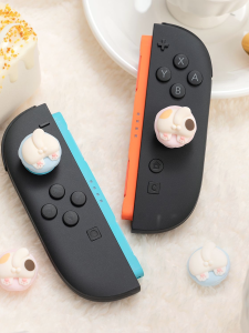 Nintendo Switch 2 Joystick Cap Cat Cake Silicone Protective Cover Cute Game Console Accessories Durable Protection for Switch