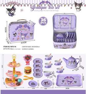 Bộ đồ chơi Vali trà bánh tiệc trà chiều cho bé mẫu mới nhiều chi tiết cho bé vui chơi giải trí tập kĩ năng rót nước mời ăn uống
