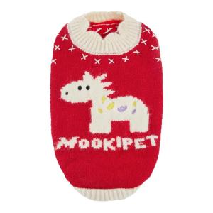 Mooki pet | New Year Red Dog Sweater Vest
