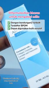 (BELI 2 PCS LEBIH HEMAT) Leika Skincare Serum AHA BHA Resmi BPOM Serum Khusus Milia dan Bruntusan Tanpa Pengharum & Pewarna Tambahan Serum Milia di Bawah Mata Serum Bruntusan Milia Jerawat dan Bekas Jerawat Obat Penghilang Milia Untuk Semua Jenis Kulit