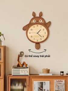 YIYUXUAN | Đồng Hồ Tường Totoro Sáng Tạo Cho Trang Trí Nhà