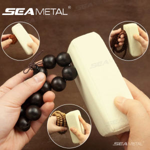 SEAMETAL 3PCS Chamois Suede Car Cleaning Sponge Demister Block Washing Cleaner Car Buffer Polisher Waxing Tools