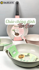 Chảo chống dính đáy từ The Eco phủ ceramic – Đủ loại vuông sâu cạn | Dùng được mọi loại bếp