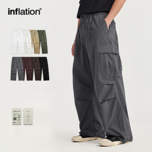 กางเกงขาบานผู้ชายขายดีวัยเยาว์สไตล์สตรีทกางเกงลำลองหลวมกระเป๋าหลายกระเป๋าพร้อมเพื่อสวมใส่ฤดูใบไม้ผลิ/ฤดูร้อน