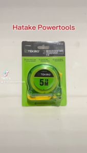Tekiro Meteran 5 meter Transparan Measurement Tape 5 m Body Plastik Termurah Berkualitas GT-MT1719