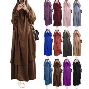 🔥 Msia Stock🔥 Ramadan Eid muslim women abaya jilbab hijab long khimar robe abayas Islam clothing  prayer garment dress