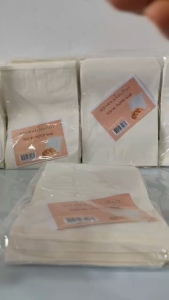 ถุงกระดาษใส่ขนมโตเกียว ใส่ขนม ใส่โรตี 100 ใบ/แพ็ค ขนาด 14x20 ซม. (#0023)