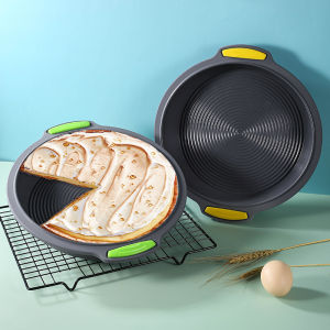 Double-color Round Easy-clean Non-stick Silicone Baking Tray