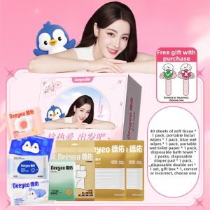 DEYOU | Travel Portable Bath Towel Facial Wipes Wet Wipes Wet Toilet Paper Set