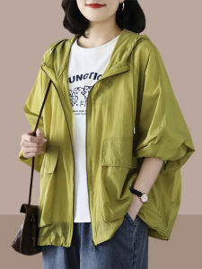 Shalldoer | Sun Protection Loose Big Size Design Long Sleeve Thin Summer Women Jacket