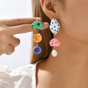 Boho Fashion Glamorous Decor Wedding Party Pendant Jewelry Trend Luxury Design Charm Dangle Drop Earrings For Women Accessories