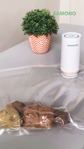 SAMONO Vacuum Sealer Air Pump Mesin Pompa Vakum Plastik Makanan Rechargable SW-VAP10