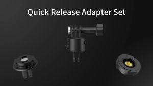 TELESIN Quick Release System CQM-001 Tripod Base Mount Adapter for GoPro Hero 12 11 10 9 DJI Action 3 4 Insta360 X2 X3