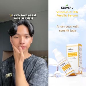 KLEVERU Vitamin C 10% Ferulic Serum: Perawatan Kulit Alami & Anti-Penuaan