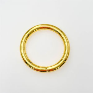 Metal Ring Hardware Accessories Alloy Closed Ring Bag Inner Diameter 38mm Fashion Jewelry Circle round Circle Handbag Decorative Piece