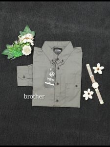 Kemeja Polos Pria Lengan Panjang Terbaru Bahan Katun Sigaret Premium