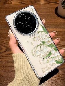 เคสโทรศัพท์มือถือแบบโปร่งใสสไตล์ฝรั่งเศสสำหรับผู้หญิง รุ่นใหม่ ดอกไม้หอม ฤดูร้อน ป้องกัน เคสโทรศัพท์มือถือแบบซิลิโคน ดีไซน์ดั้งเดิม