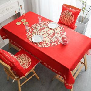 Festive Red Wedding Table Runner