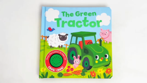 Noisy Green Tractor Press The Button Sound Book To Hear Engine Sound & Read Story For Kids