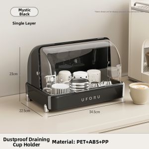 CHUMX | Dustproof Tableware Organizer Kitchen Storage Rack