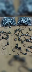 ตะขอเบ็ดตกปลาหัวตะกั่วคาร์บอนสตีล ตะขอสายล่อปลา เสริมความแข็งแรงด้านล่างป้องกันการเกี่ยว ปลาแมนดาริน ตะขอเบ็ดตกปลาบาสดำ ข้อเหวี่ยงพิเศษ 1g-14g