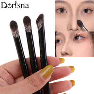 แปรงอายแชโดว์จมูก Dorisna รูปร่างเป็นมูลครอบครัวสำหรับแต่งหน้าภาพเงาจมูก บรอนเซอร์ สำหรับการแต่งหน้าผสมเครื่องมือ จำนวน 1 ชุด
