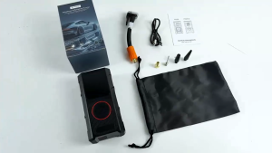 Joysync Car Air Pump 4-in-1 Wireless Portable Electric – Smart LED Display for Car/Motorcycle/Bike/Ball (Universal Inflator)