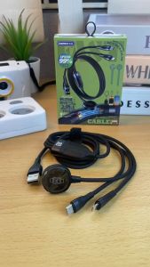 Kabel Data 3 In 1 Remax: Kabel Multifungsi 2.4A untuk Smartwatch