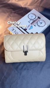 [ZEAVA] Chelsea Slingbag - Tas Selempang Wanita/Tas Valensia Wanita Fashion Kulit/Kunci Putar Slingbag