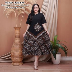 daster batik pakaian piyama baju wanita dress