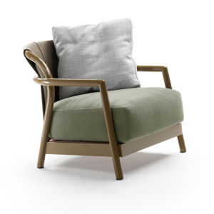 Minimalist Modern Aluminum Alloy Sofa Chair for Balcony Casual Seat New Chinese Style Leather Handrail Chair for Hotels and Banquets