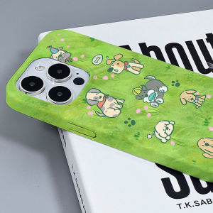 Spring Outing iPhone15 for 13promax Redmi K70 Huawei P60 Illustration Dog Repair Phone Case Nova12 Glory 80 Female Findx7 Samsung S24 + Vivos9 Niche Style Non-Collision