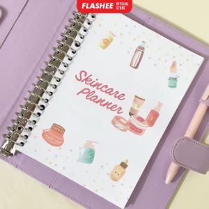 Flashee Skincare Planner Loose Leaf Rencana Harian Skincare Kertas Binder  A5 B5