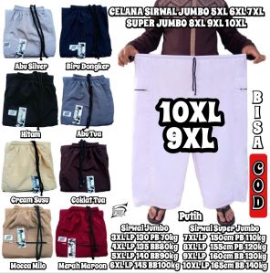 Celana Pangsi Big Size Muat BB 150Kg 140kg 130kg 120kg 100kg 90kg 80Kg Super Jumbo XXL XXXL 5XL 6XL 7XL Komprang Pangsi Haji Umroh Cingkrang Santri Sawah Silat Isbal AXZstore
