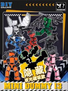 New Dummy MINI 3D Printing Multi-Joint Action Figure Lucky 13 Toys Benefit Decompression Variety Robot Toys