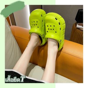 รองเท้าหัวโตสีพื้น 3 สี รูเล็ก แฟชั่นลดหลัง หมดในสีดำ - PiShops