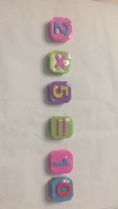 Cokelat Karakter Bentuk Angka Kemasan Mika Isi 18 pcs