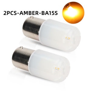 KEVANLY | 2 Bóng Đèn LED P21W 1156 BA15S 1157 BAY15D Xi Nhan Ô Tô 12V Trắng Đỏ Vàng 18SMD 3030 Đèn Lùi P21/5W R5W R10W