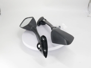 R25 Side Mirror Short Stem Ultra White Lens for Yamaha Nmax Made in Thailand