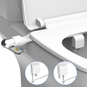 New Lightweight Ultra-thin Non-Electric Double Nozzle Adjustable Water Pressure Bidet Toilet Seat