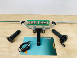 paket hemat stang Rhental cnc import+dudukan/adaptor stang+gas spontan daytona polos besi import