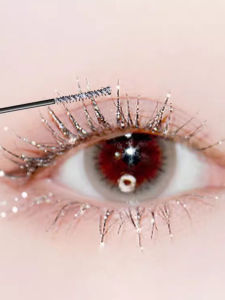 Natural Looking Sparkling Diamond Mascara Long-lasting Waterproof No Smudging Big Eyes Student Approved Shiny Lashes